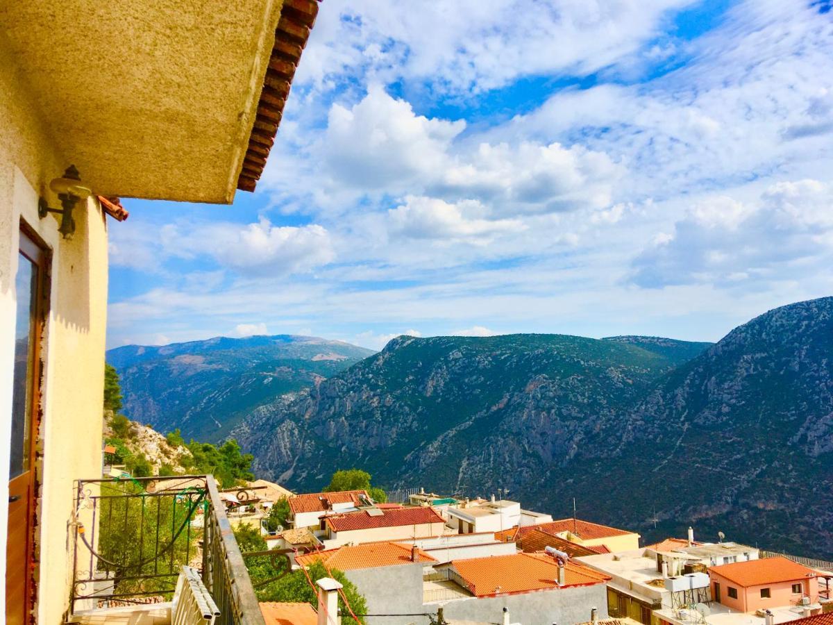 Апартаменти Delphi Celebrity V I P The Navel Of The Earth, Center-Delphi-Penthouse Galaxy&Sky Panoramic View, Harmony&Yoga Екстер'єр фото