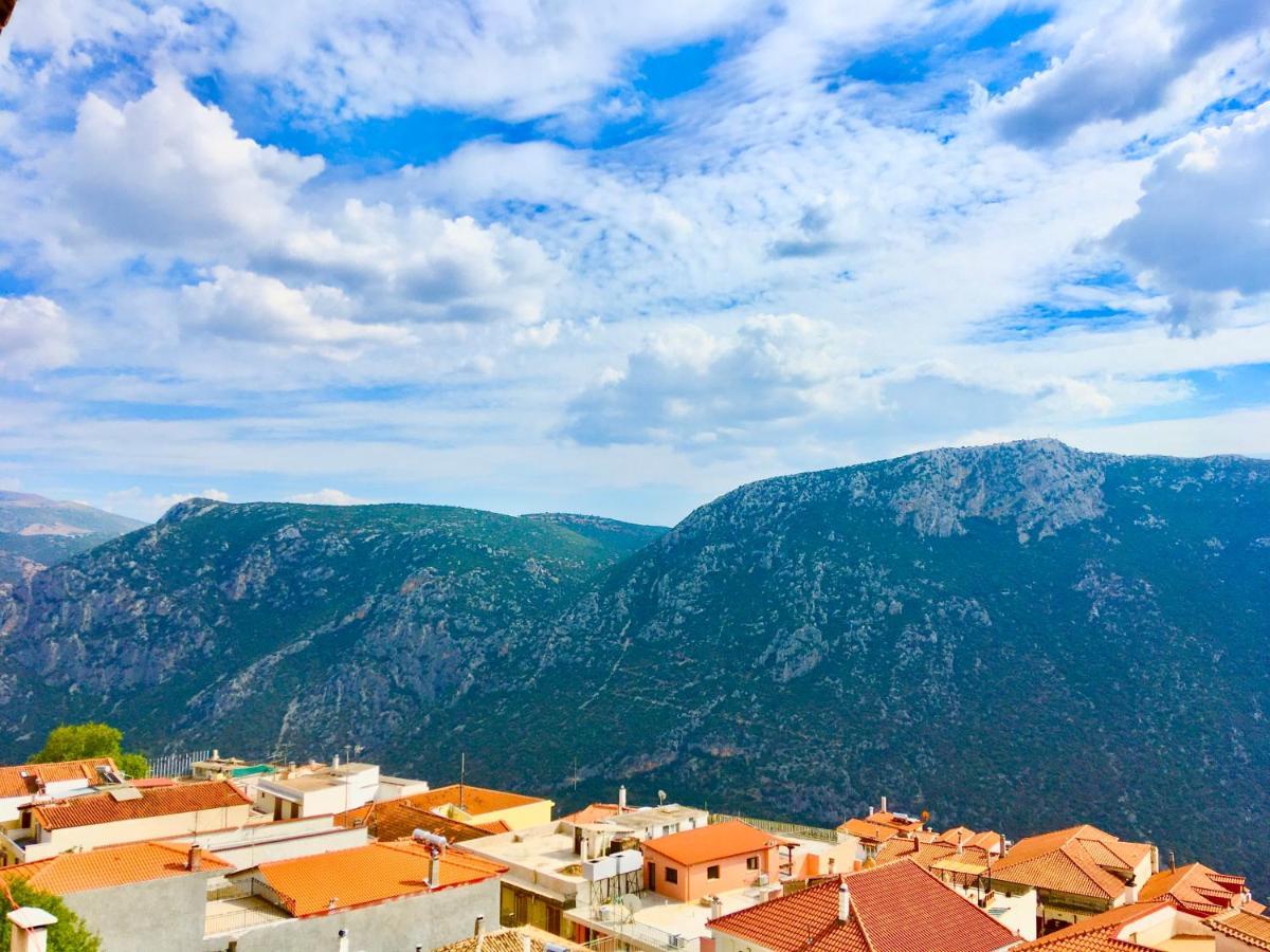 Апартаменти Delphi Celebrity V I P The Navel Of The Earth, Center-Delphi-Penthouse Galaxy&Sky Panoramic View, Harmony&Yoga Екстер'єр фото