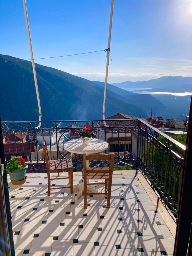 Апартаменти Delphi Celebrity V I P The Navel Of The Earth, Center-Delphi-Penthouse Galaxy&Sky Panoramic View, Harmony&Yoga Екстер'єр фото